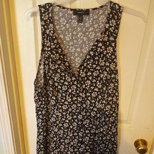Forever 21 plus size button up flower dress